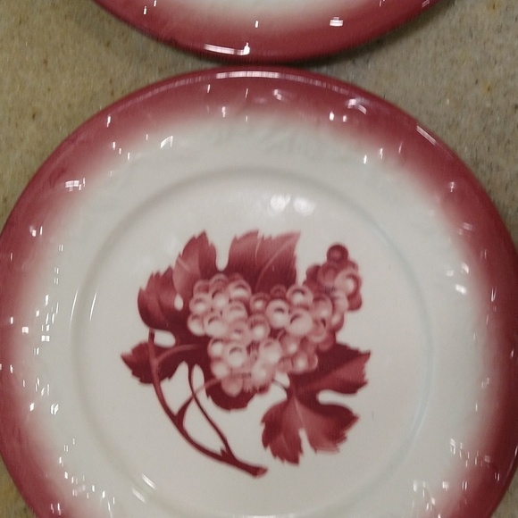 COPY - Comptoir de famille set of 6 plates 8" fruits du verger french rouges - Picture 2 of 8